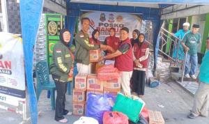 Pengurus DPC PBB Makassar Serahkan Bantuan ke Korban Kebakaran di Jl Kandea