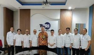 Pengurus Baru PWI Sulsel Roadshow, Kunjungi TVRI Bahas Pelatihan Wartawan dan Konten Berkualitas