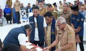 Karang Taruna Kecamatan se-Sidrap Dikukuhkan, Komitmen Perkuat Gerakan Sosial Kemasyarakatan