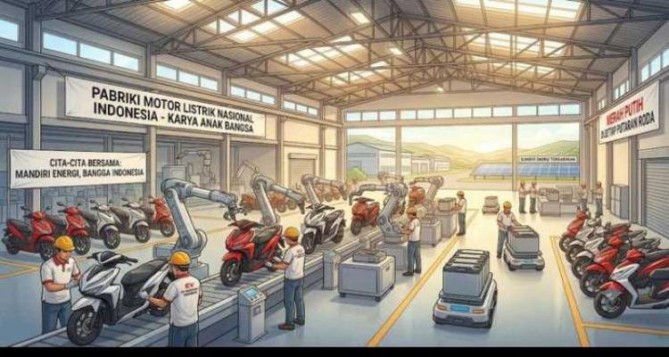 Info dari Istana Negara,  Prabowo Segera Merilis Motor Listrik Nasional Karya Anak Bangsa