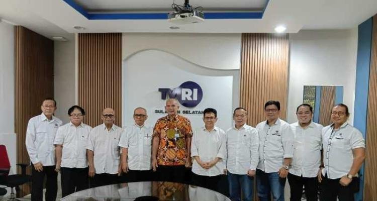 Pengurus Baru PWI Sulsel Roadshow, Kunjungi TVRI Bahas Pelatihan Wartawan dan Konten Berkualitas