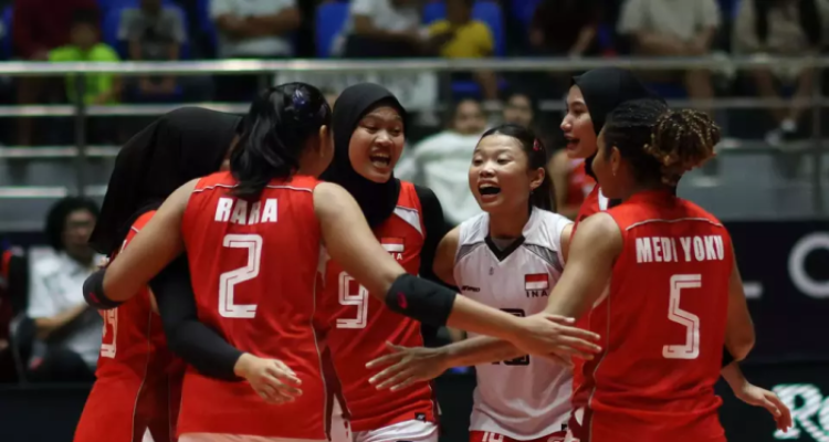 Sejarah Baru, Indonesia Kalahkan Kazakhstan, Ranking Dunia Timnas Voli Putri Indonesia Melesat