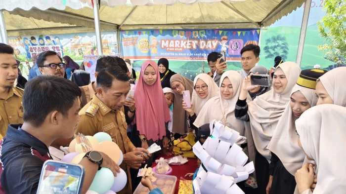 Murid TK dan SD di Sidrap Ikut Pamer Hasil Kebun di Market Day, Bupati Beri Pujian 