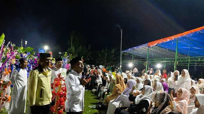 Meriah, Bupati dan Wabup Sidrap Hadiri Maulid Akbar di Bila Riase