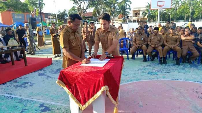 Ini Nama Sembilan Pejabat yang Dilantik Bupati Sidrap di Lapangan Terbuka