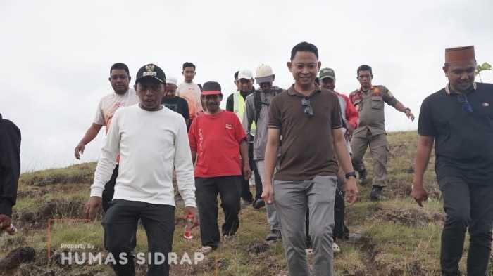 Bupati Sidrap Cek Pembangunan Infrastruktur Transmigrasi di Lagading 