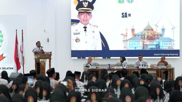 Bupati Buka Konkerkab PGRI Sidrap, Dihadiri Ketua PGRI Sulsel