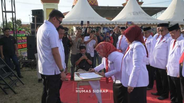 Didukung Penuh Pemkab, Pelantikan PMI Sidrap Berlangsung Meriah