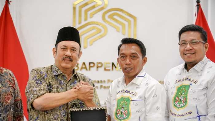 Bupati Paparkan Program Tanam Padi 3 Kali Setahun  di Hadapan Menteri Bappenas