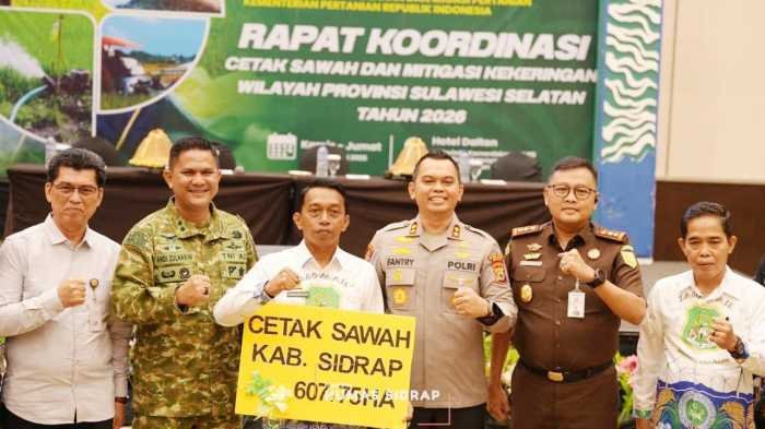 Ini Jurus Bupati Sidrap Genjot 1 Juta Ton Gabah
