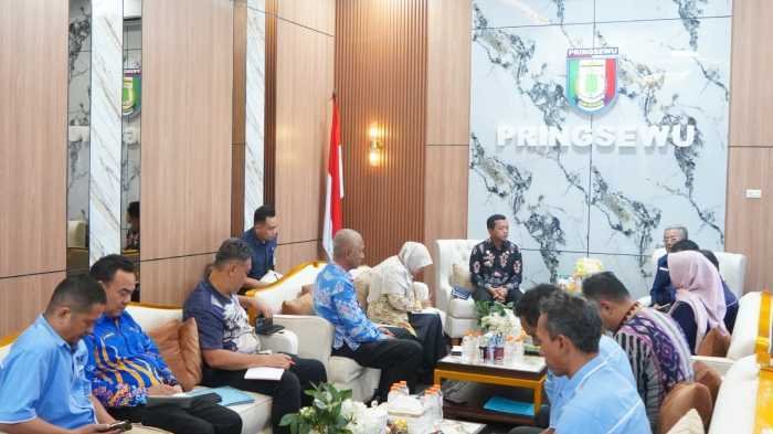 Terima Kunjungan JMSI, Bupati Pringsewu Siap Dukung Pelaksanaan HPN 2027 di Lampung
