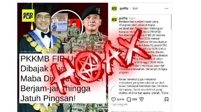 Kodam Kunjungan ke PKKMB FIB, Dituding Kampus Militerisasi, Humas: Itu Hoax
