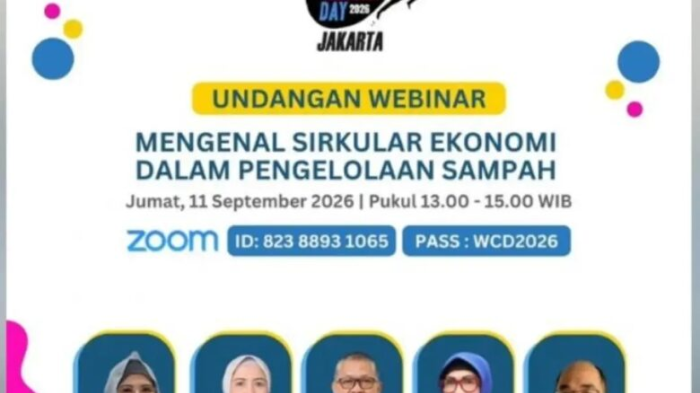 Menyambut World Cleaning Day, Webinar Sirkular Ekonomi dalam Pengelolaan Sampah