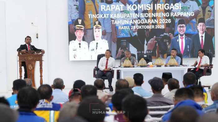 Kejar Terget Produksi 10 Ton Per Hektare, Sidrap Petakan Pembenahan Irigasi